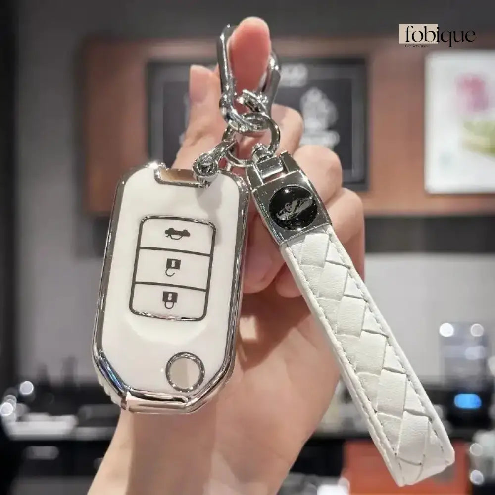 Classic Collection | Car Key Cover Compatible with Honda Civic, Accord, CR-V, Pilot & more Fobique