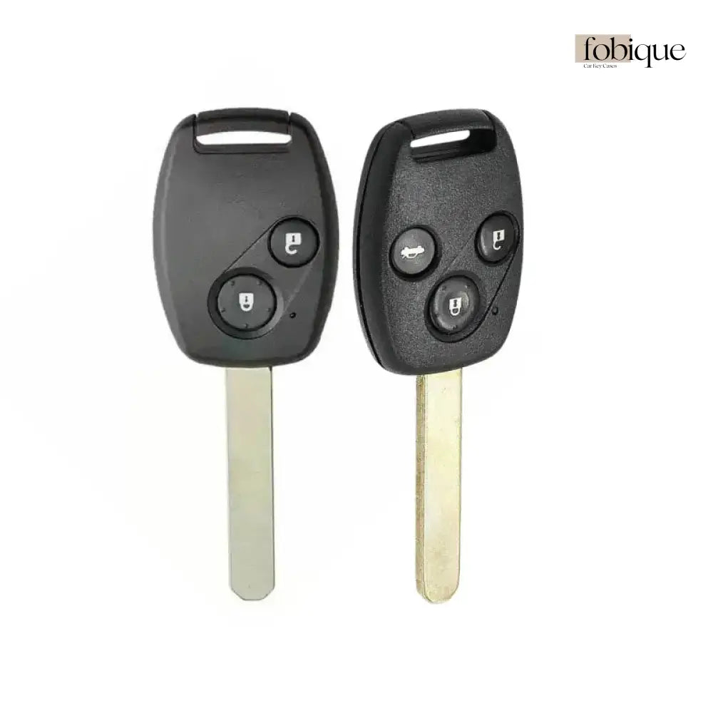 Classic Collection | Car Key Cover Compatible with Honda Civic, CR-V, Accord, Element & more – 2/3-Button Integrated Remote Key Case Fobique