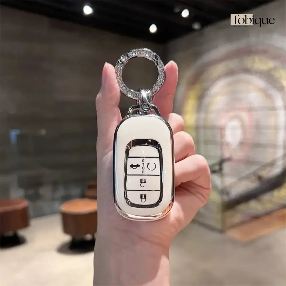 Classic Collection | Car Key Cover Compatible with Honda N-Box Custom, N-Van, Freed & more Fobique