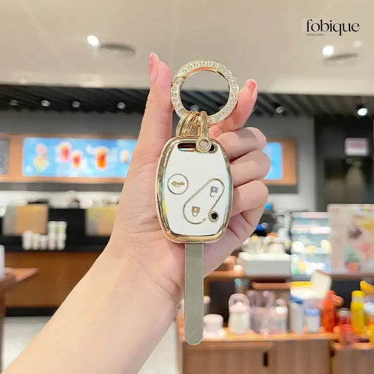 Classic Collection | Car Key Cover Compatible with Honda Pilot, CR-V, Civic, Element & more Fobique