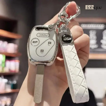 Classic Collection | Car Key Cover Compatible with Honda Pilot, CR-V, Civic, Element & more Fobique