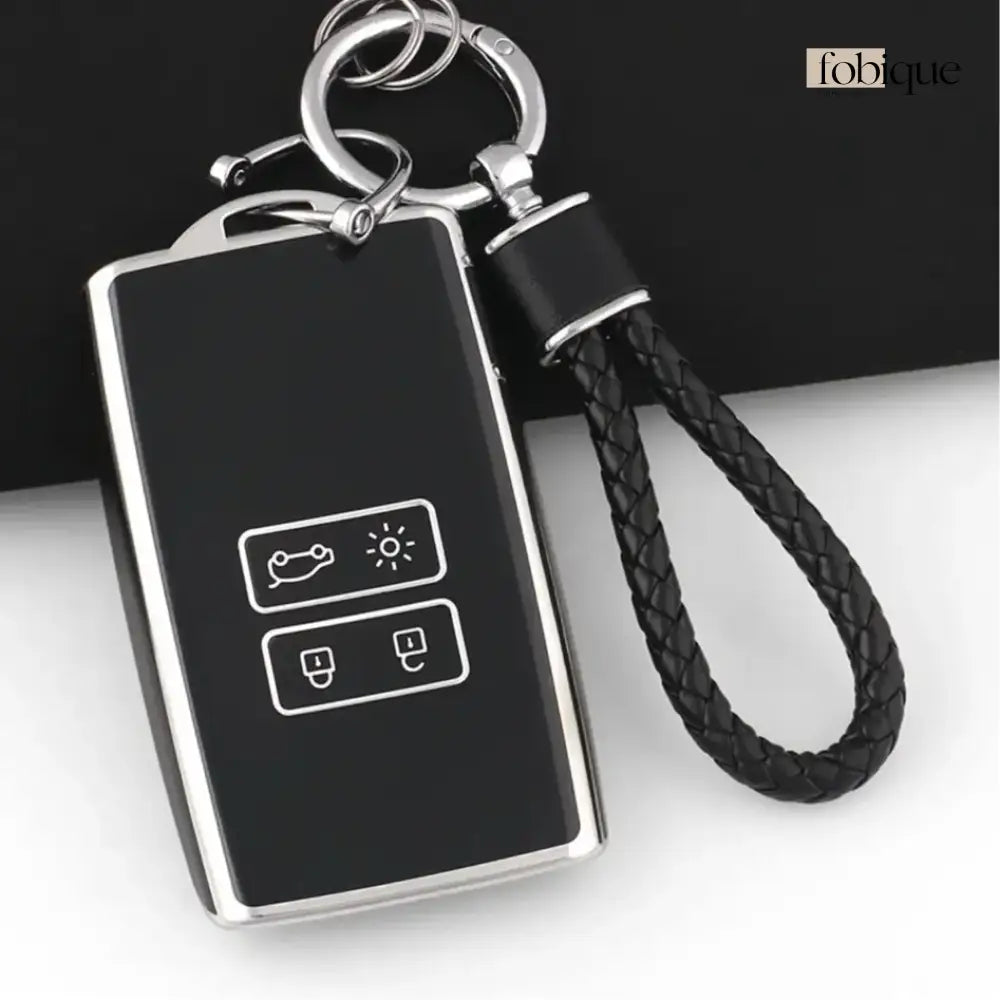 Classic Collection | Car Key Cover Compatible with Dacia Duster, Sandero, Jogger & Renault – 2-Button Smart Card Case Fobique