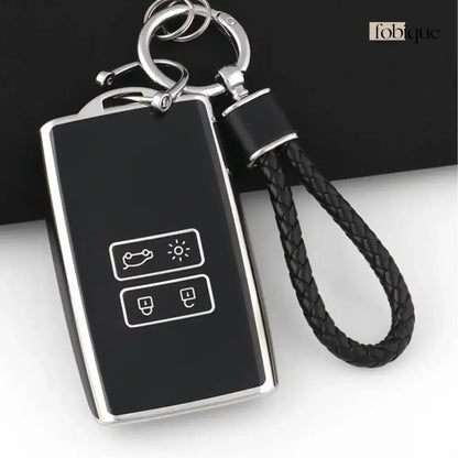 Classic Collection | Car Key Cover Compatible with Dacia Duster, Sandero, Jogger & Renault – 2-Button Smart Card Case Fobique