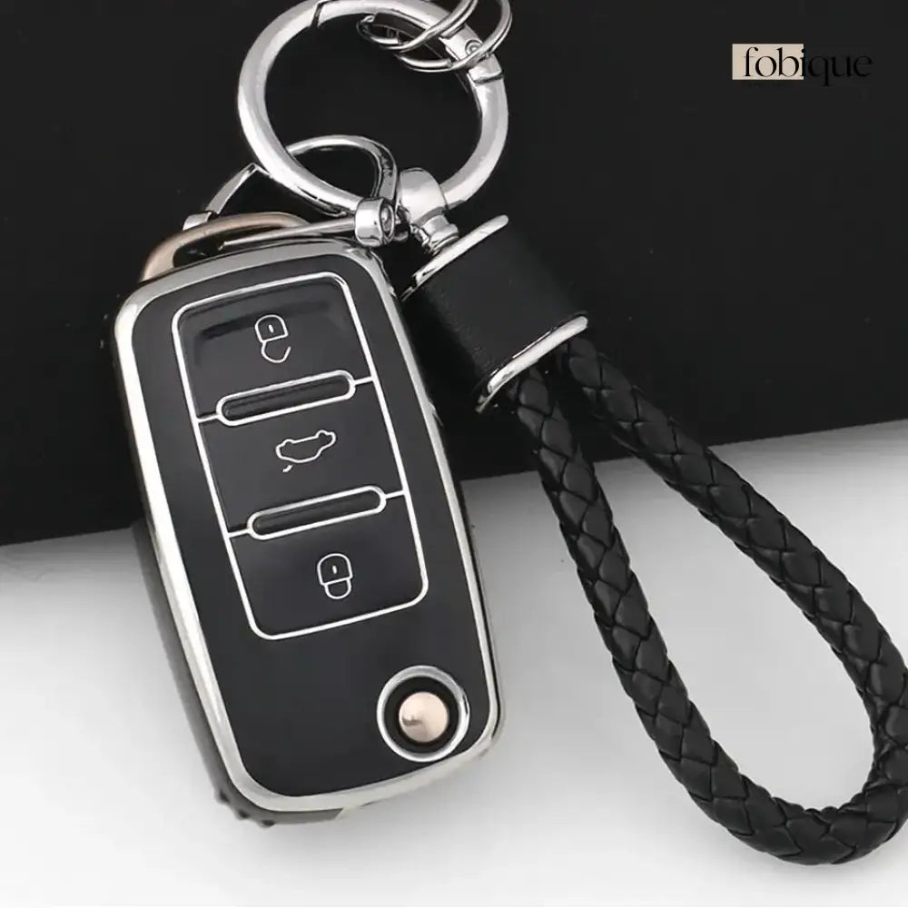 Classic Collection | Car Key Cover for SEAT Leon 5F, Ibiza 6J, Arona, Ateca, Toledo & More Fobique