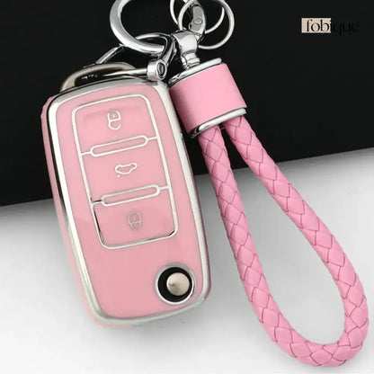 Classic Collection | Car Key Cover for SEAT Leon 5F, Ibiza 6J, Arona, Ateca, Toledo & More Fobique