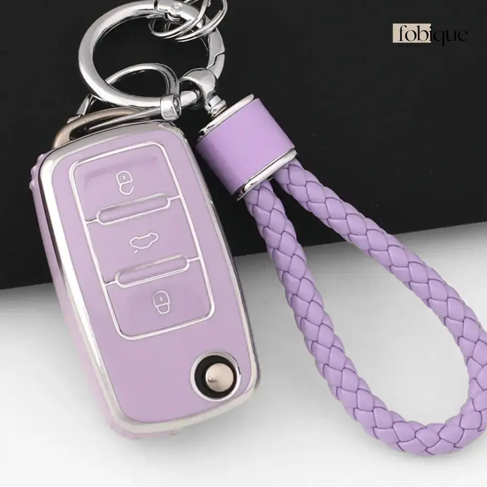 Classic Collection | Car Key Cover for SEAT Leon 5F, Ibiza 6J, Arona, Ateca, Toledo & More Fobique