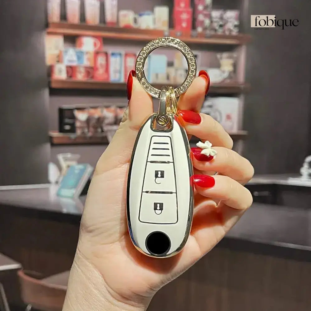 Classic Collection | Car Key Cover for Suzuki Swift, SX4, Grand Vitara, Kizashi & More Fobique