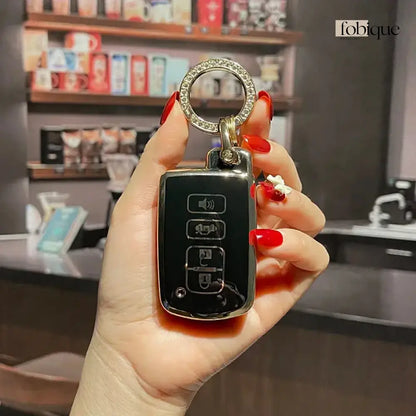Classic Collection | Car Key Cover for Toyota Prius Prime, C-HR, RAV4, Corolla & More Fobique