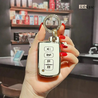Classic Collection | Car Key Cover for Toyota Prius Prime, C-HR, RAV4, Corolla & More Fobique