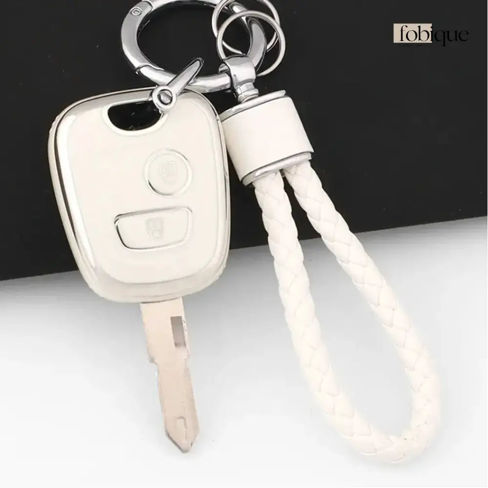 Classic Collection | Car Key Cover Compatible with Citroën Saxo, Berlingo & Xsara Picasso – 2-Button Remote Case Fobique