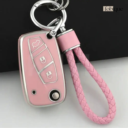 Classic Collection | Car Key Cover Compatible with Citroën C4, C5, Berlingo & Dispatch – 3-Button Remote Case Fobique