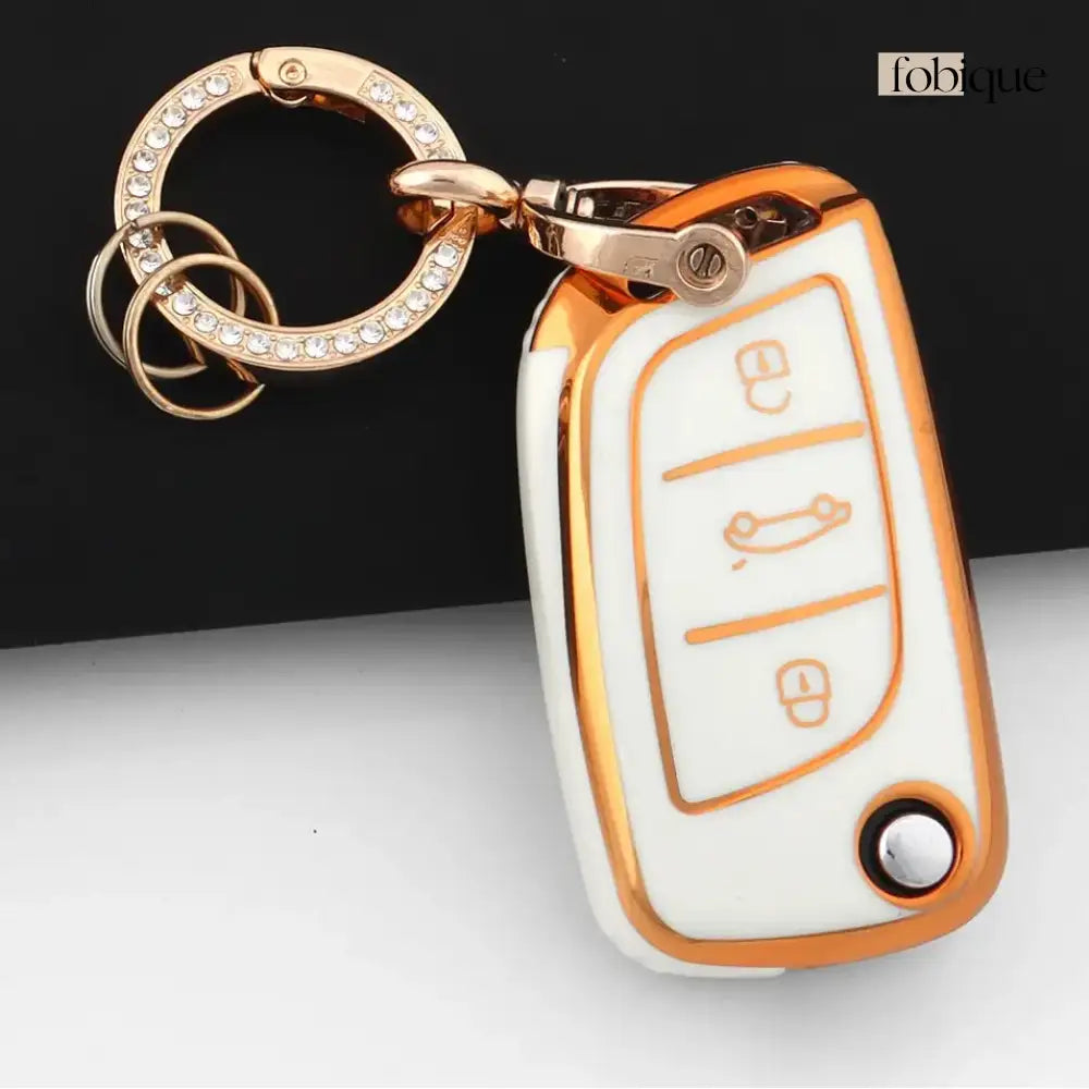 Classic Collection | Car Key Cover Compatible with Citroën C1, Peugeot 108, Toyota Aygo & More Fobique