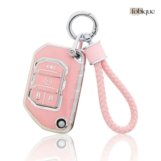 Classic Collection | Key Fob Cover for Jeep Wrangler JL, Gladiator JT & more Fobique
