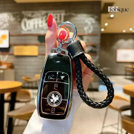 Classic Collection | Key Fob Cover Suitable for Mercedes C-Class, E-Class, S-Class, A-Class, GLA, GLC & More Fobique