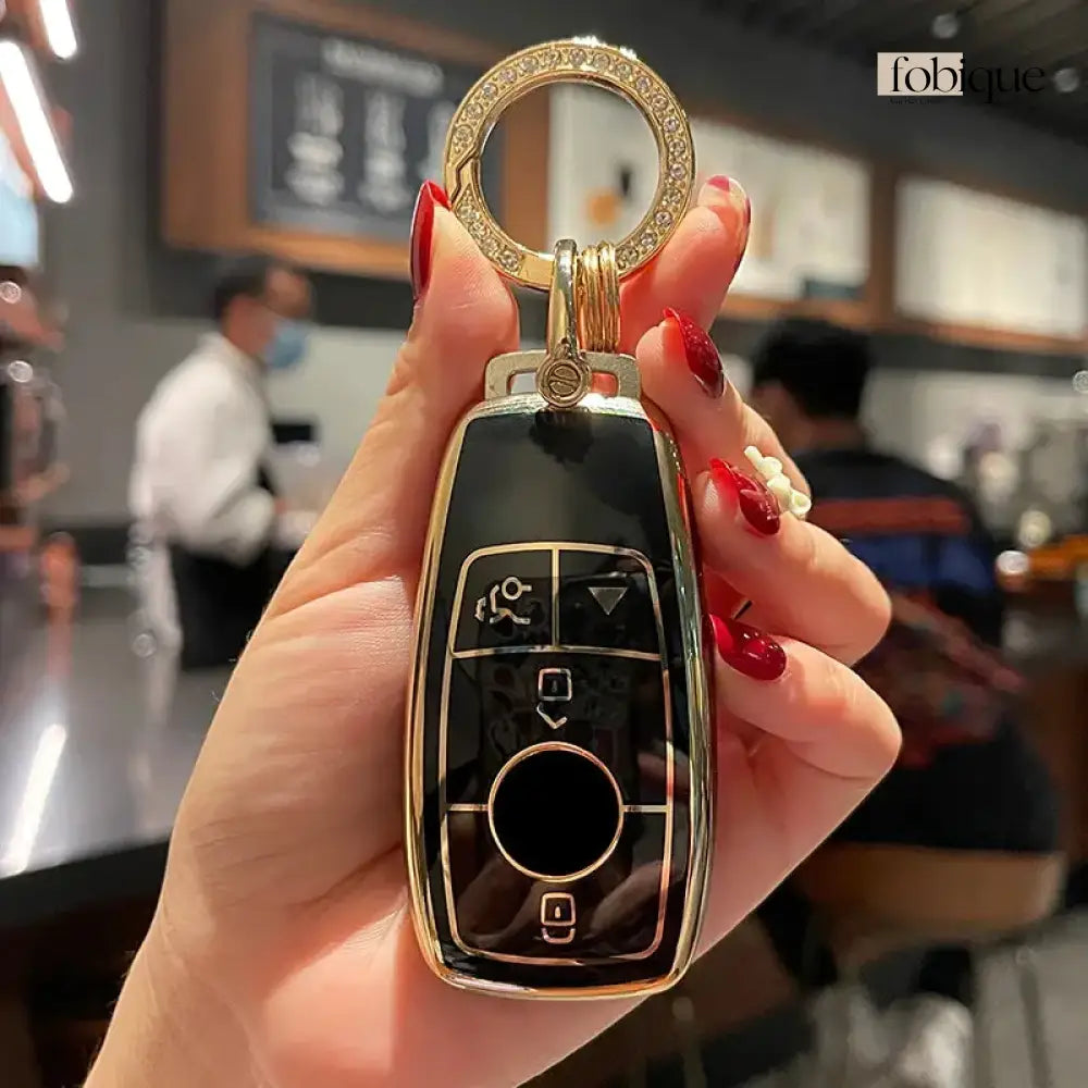 Classic Collection | Key Fob Cover Suitable for Mercedes C-Class, E-Class, S-Class, A-Class, GLA, GLC & More Fobique