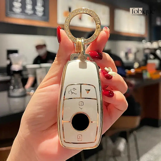 Classic Collection | Key Fob Cover Suitable for Mercedes C-Class, E-Class, S-Class, A-Class, GLA, GLC & More Fobique
