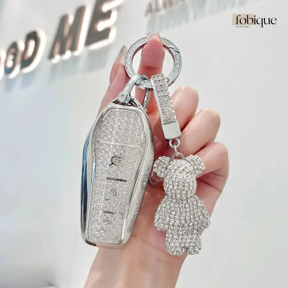 Deluxe Collection | Car Key Cover Compatible with BYD F3, G3, S6, M6 & More – Smart Key Card Case Fobique