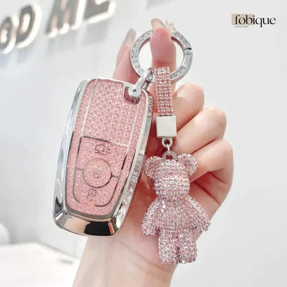 Deluxe Collection | Car Key Cover Compatible with Ford Explorer, Edge, Mustang & more Fobique