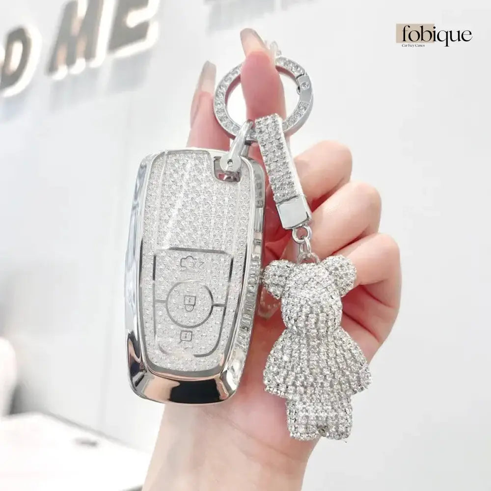 Deluxe Collection | Car Key Cover Compatible with Ford Explorer, Edge, Mustang & more Fobique