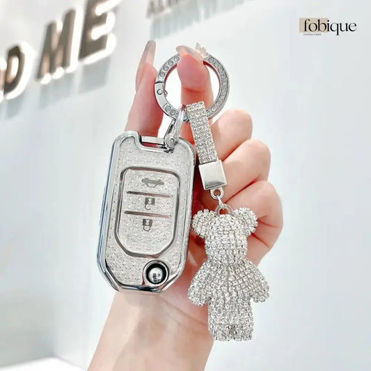Deluxe Collection | Car Key Cover Compatible with Honda Civic, Accord, CR-V, Pilot & more Fobique