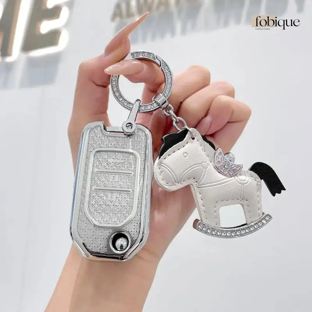 Deluxe Collection | Car Key Cover Compatible with Honda Civic, Accord, CR-V, Pilot & more Fobique