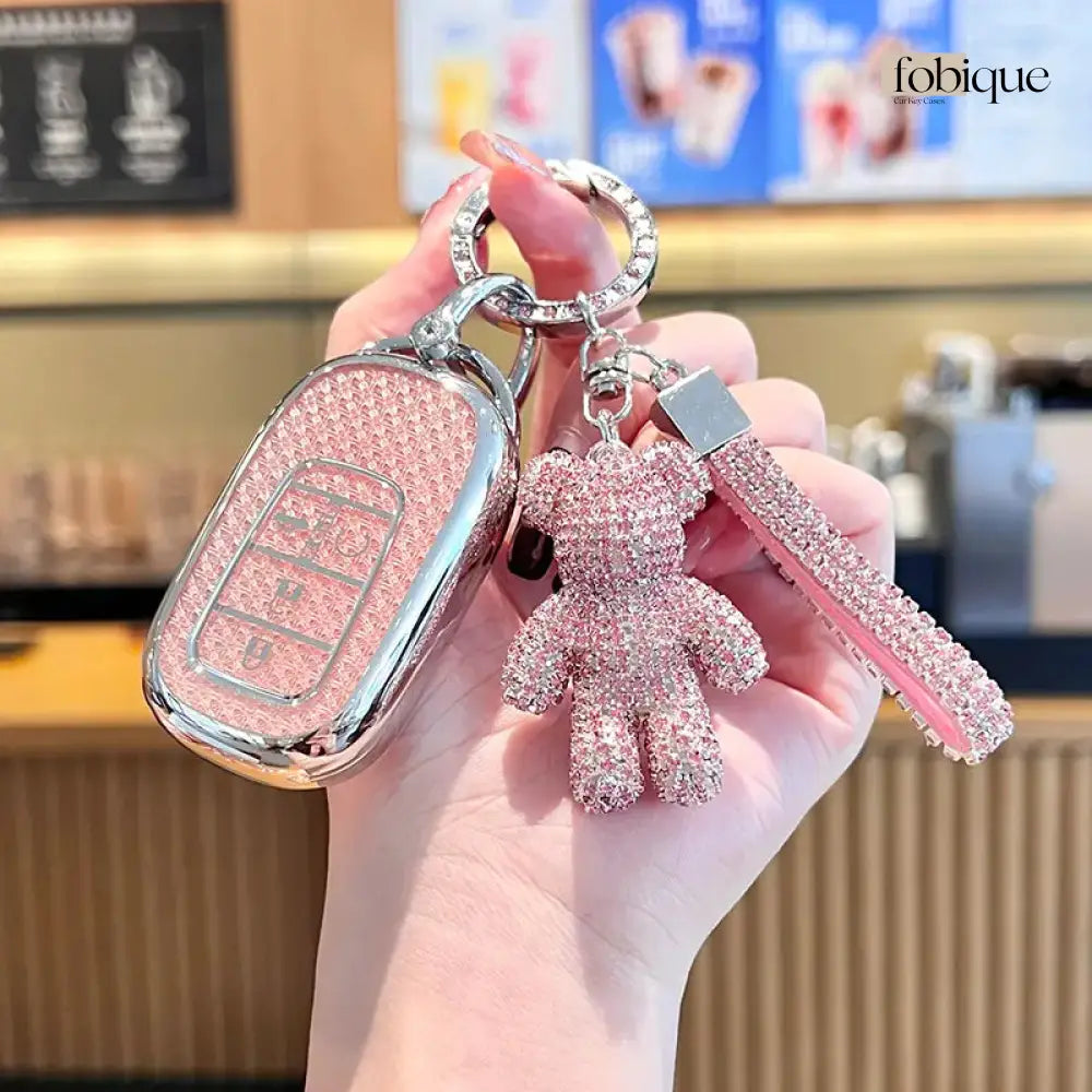 Deluxe Collection | Car Key Cover Compatible with Honda N-Box Custom, N-Van, Freed & more Fobique