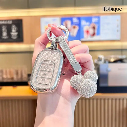 Deluxe Collection | Car Key Cover Compatible with Honda N-Box Custom, N-Van, Freed & more Fobique