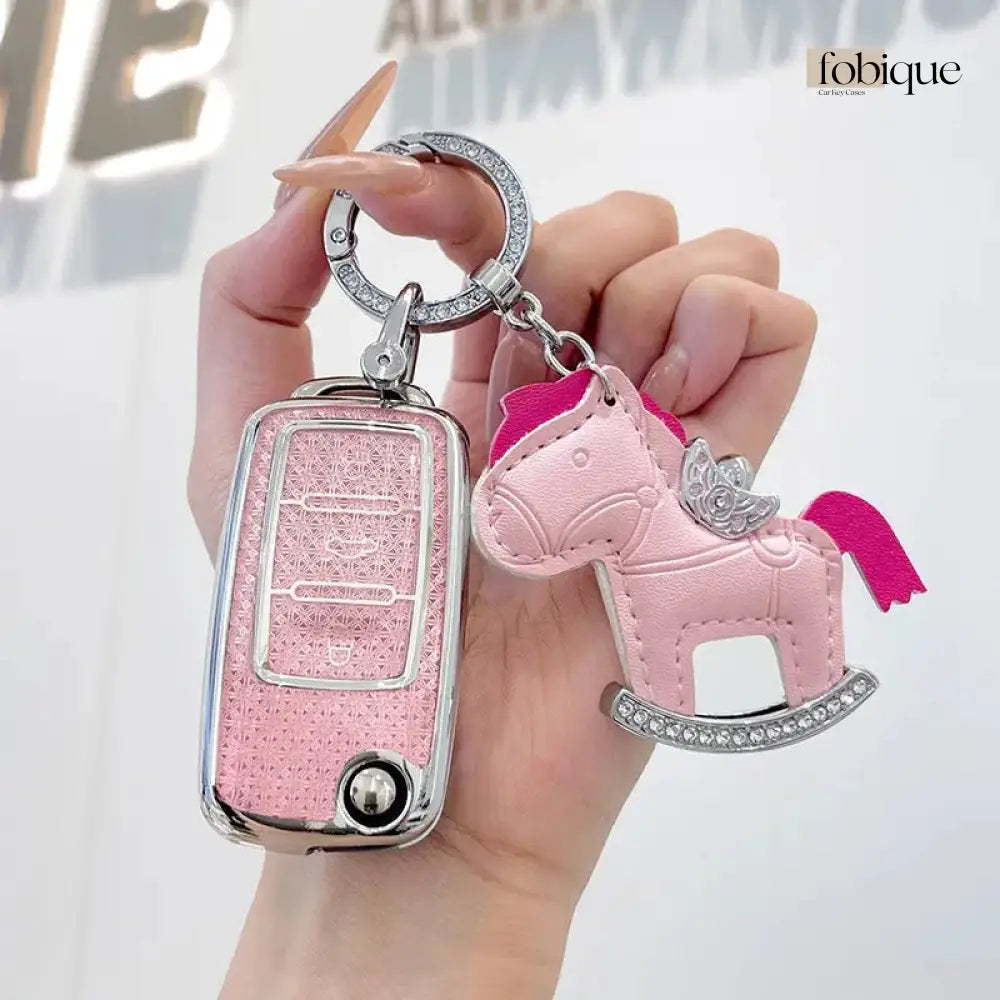 Deluxe Collection | Car Key Cover for SEAT Leon 5F, Ibiza 6J, Arona, Ateca, Toledo & More Fobique