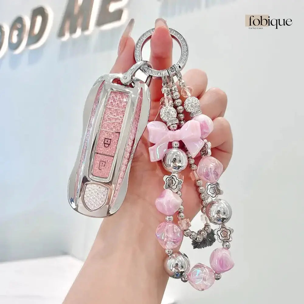 Deluxe Collection | Key Cover Fob Case Suitable for Porsche Panamera Cayenne Macan 911 Boxster Cayman & More Fobique