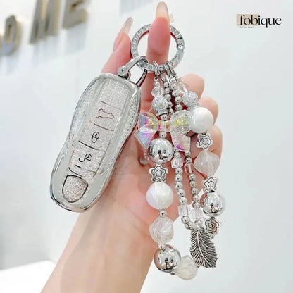 Deluxe Collection | Key Cover Fob Case Suitable for Porsche Panamera Cayenne Macan 911 Boxster Cayman & More Fobique