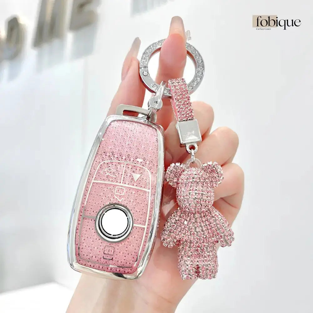 Deluxe Collection | Key Fob Cover Suitable for Mercedes C-Class, E-Class, S-Class, A-Class, GLA, GLC & More Fobique