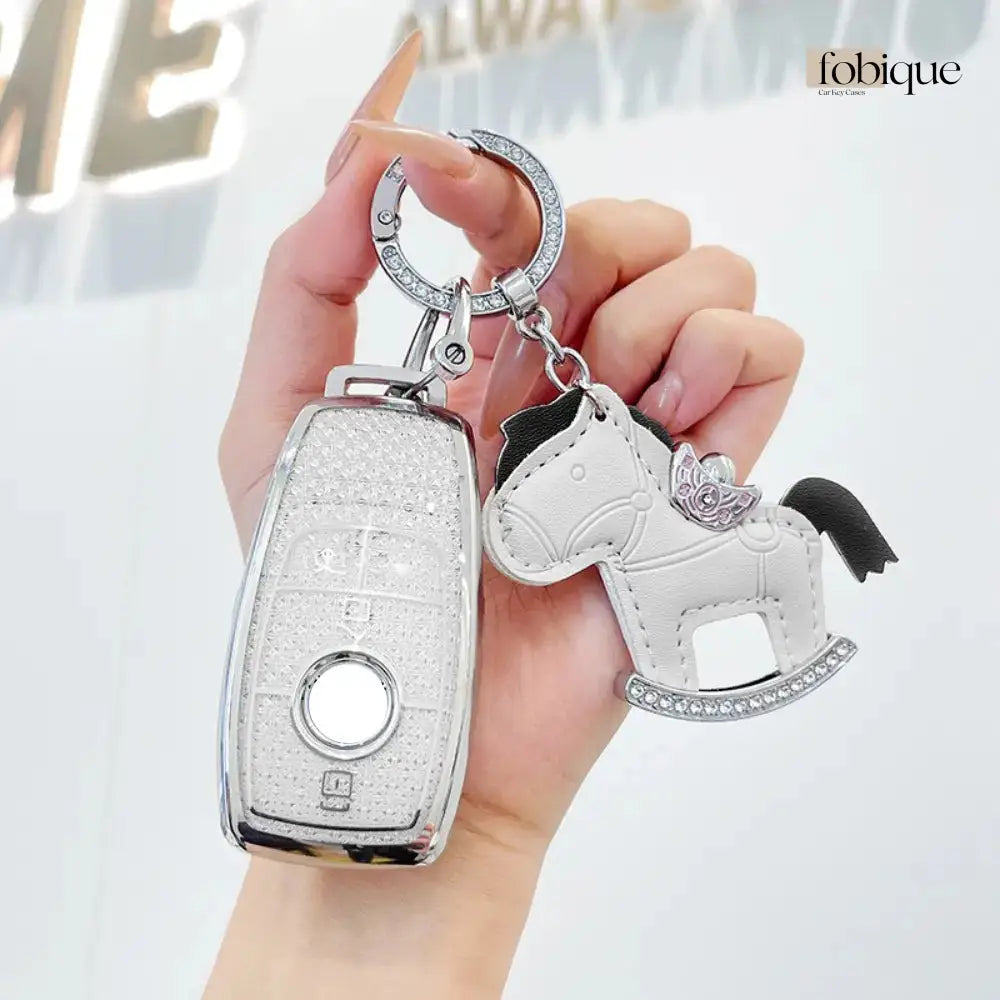 Deluxe Collection | Key Fob Cover Suitable for Mercedes C-Class, E-Class, S-Class, A-Class, GLA, GLC & More Fobique