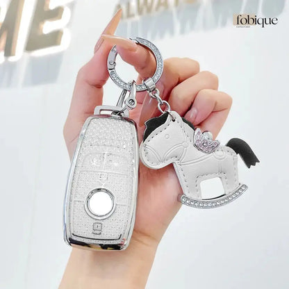 Deluxe Collection | Key Fob Cover Suitable for Mercedes C-Class, E-Class, S-Class, A-Class, GLA, GLC & More Fobique