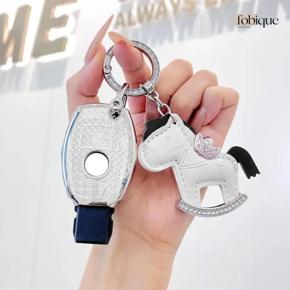 Deluxe Collection | Key Fob Cover Suitable for Mercedes C-Class, E-Class, S-Class, SL-Class & More Fobique