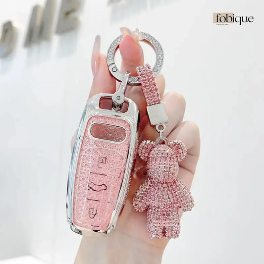 Deluxe Collection | Smart Key Fob Case for Audi | Fits A6 A7 A8 Q8 & e-tron Fobique