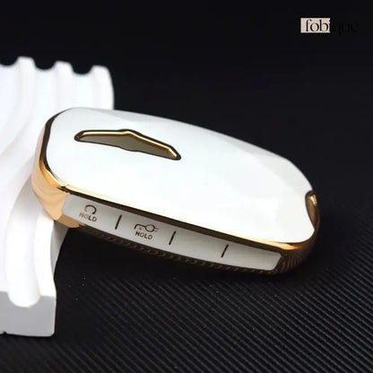 Elegant Collection | 6 buttons | Car Key Cover Compatible with Genesis G90 – Smart Key Case Fobique