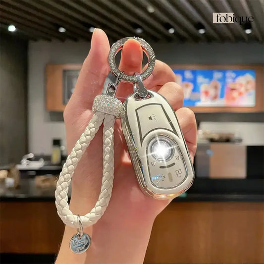 Elegant Collection | Car Key Cover Compatible with Buick Encore, Envision, Regal & More – Smart Key Fob Case Fobique