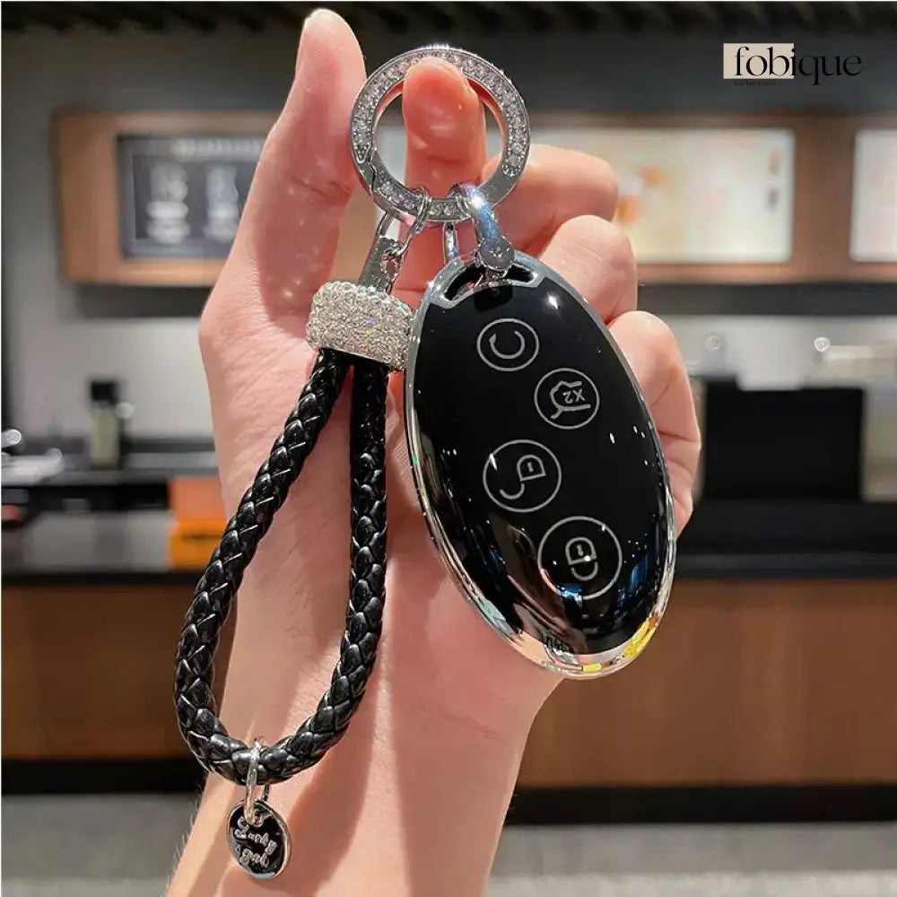 Elegant Collection | Car Key Cover Compatible with BYD Song Pro, Qin Plus, Tang & More Fobique