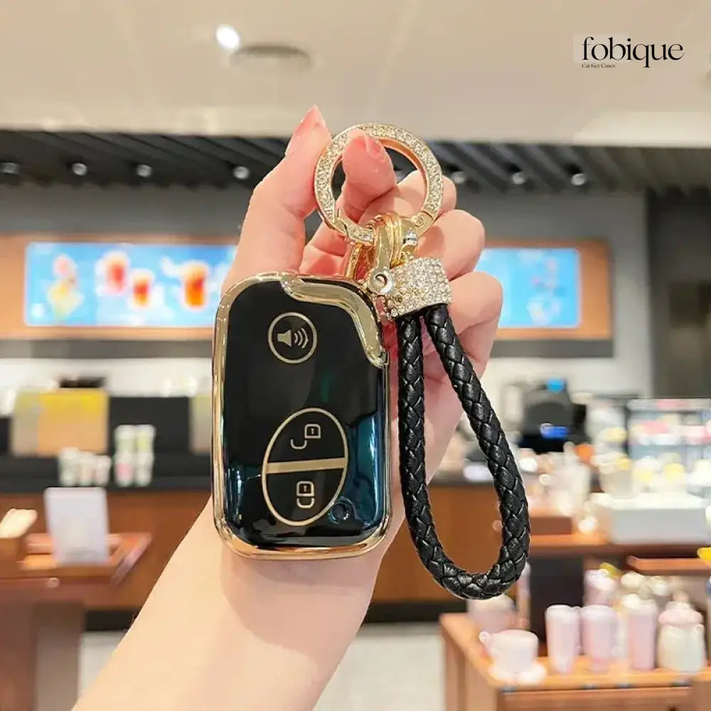 Elegant Collection | Car Key Cover Compatible with BYD Song Pro, Qin Plus, Tang & More Fobique