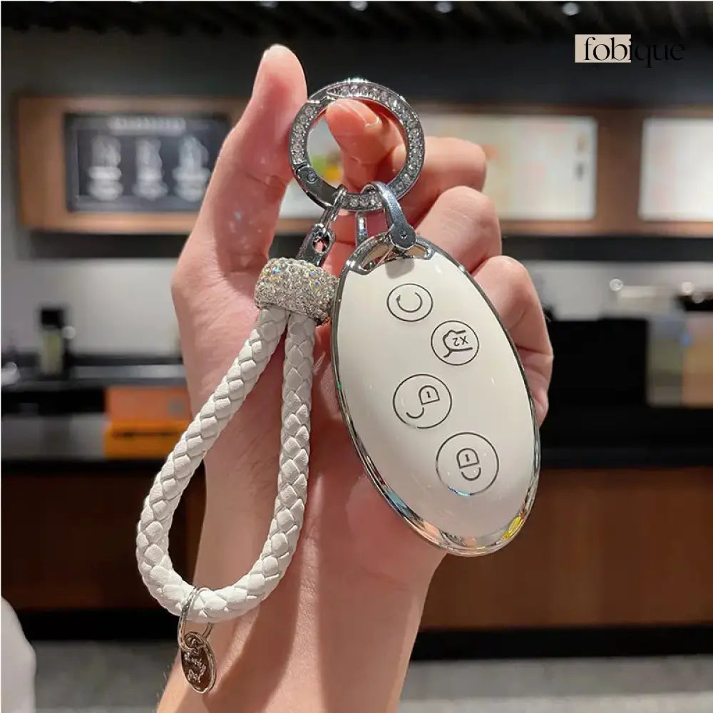 Elegant Collection | Car Key Cover Compatible with BYD Song Pro, Qin Plus, Tang & More Fobique