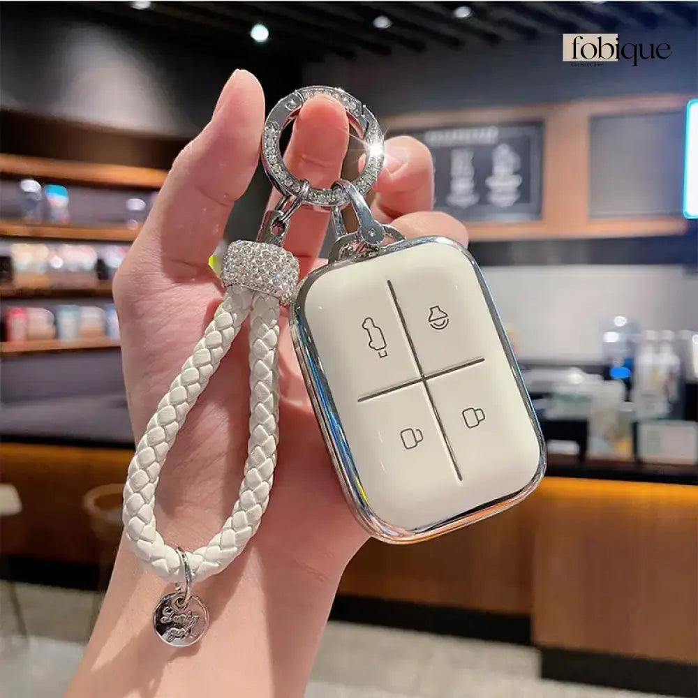 Elegant Collection | Car Key Cover Compatible with Chery QQ3, A1, Kimo & More Fobique