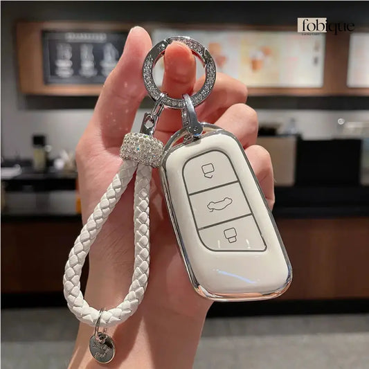 Elegant Collection | Car Key Cover Compatible with Chery Tiggo 3, Tiggo 2, Tiggo 5 & More Fobique