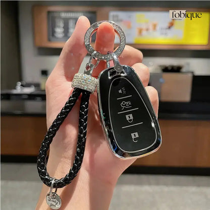 Elegant Collection | Car Key Cover Compatible with Chevrolet Malibu, Cruze, Equinox & More Fobique