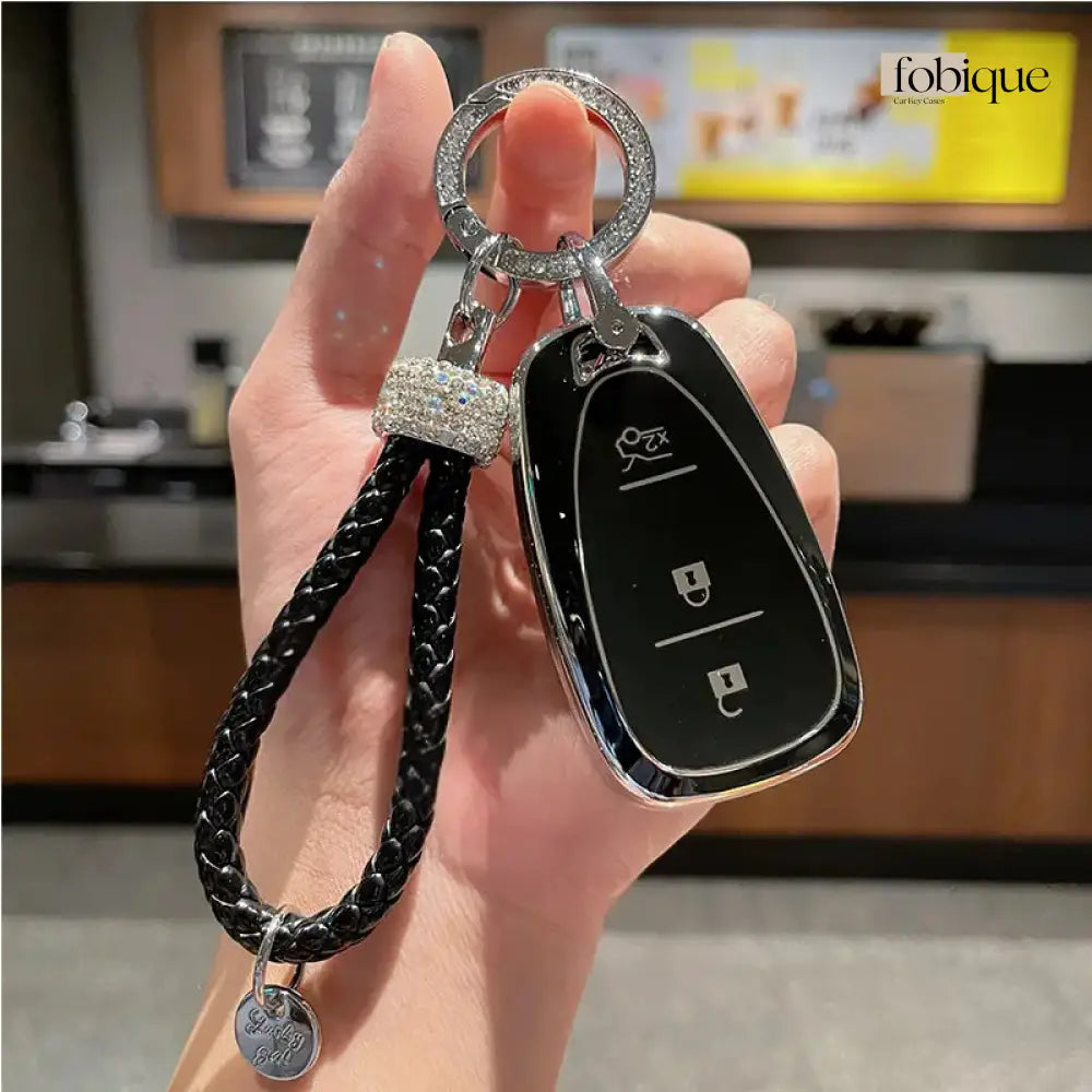 Elegant Collection | Car Key Cover Compatible with Chevrolet Malibu, Cruze, Equinox & More Fobique