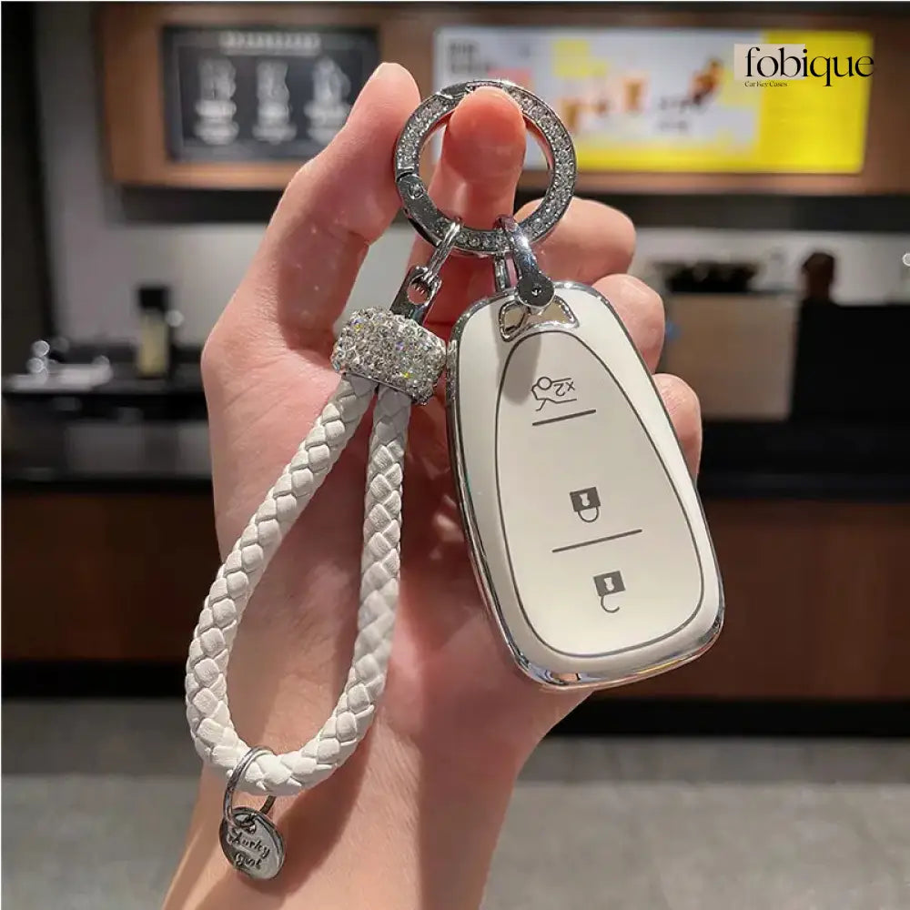 Elegant Collection | Car Key Cover Compatible with Chevrolet Malibu, Cruze, Equinox & More Fobique