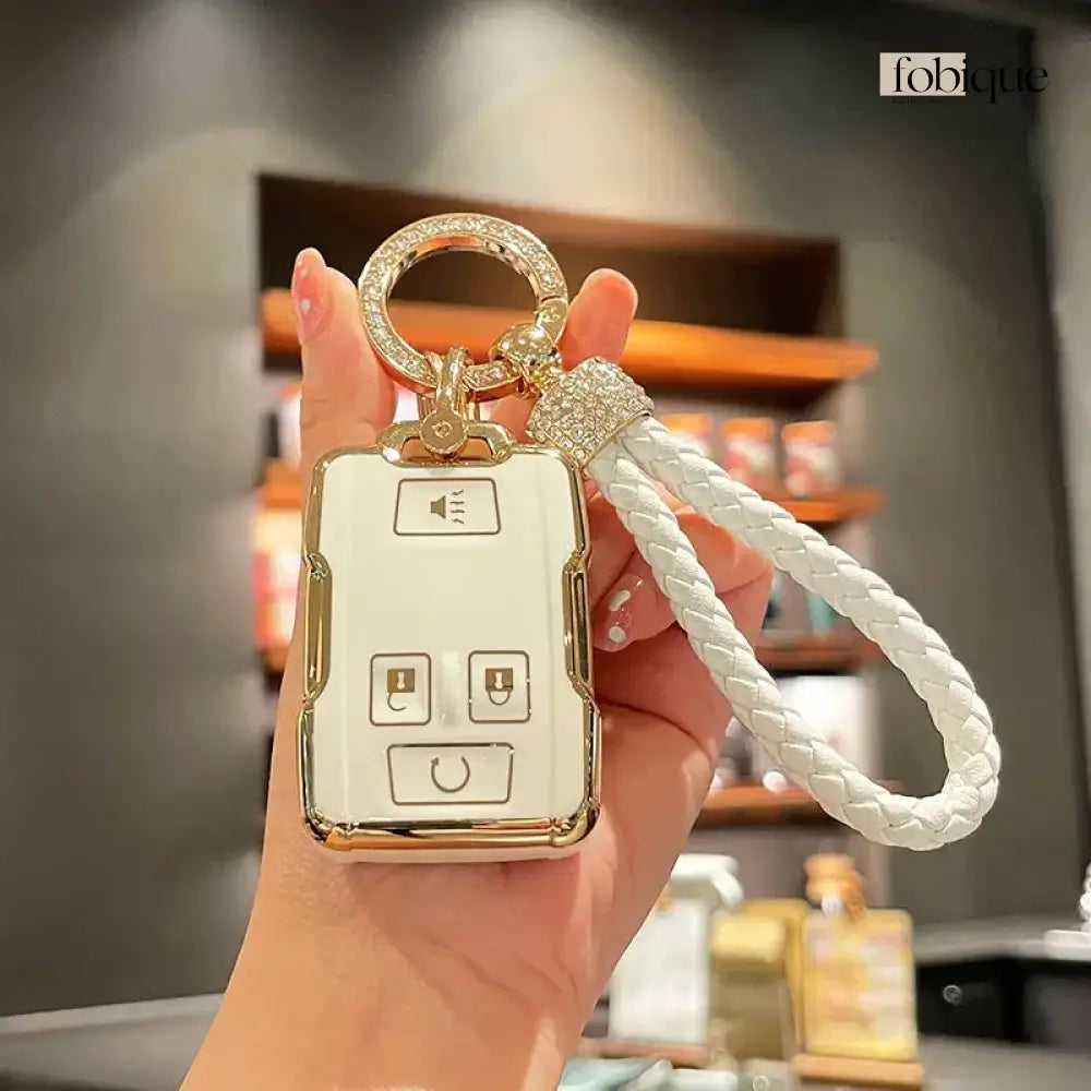 Elegant Collection | Car Key Cover Compatible with Chevrolet Silverado, Colorado, Express & More Fobique