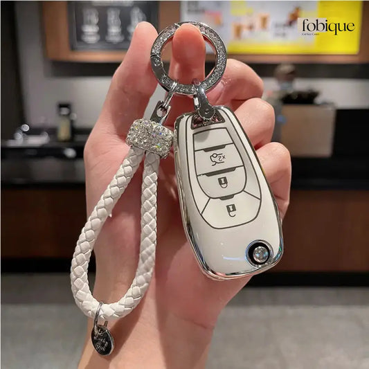 Elegant Collection | Car Key Cover Compatible with Chevrolet Trailblazer, S10, Onix & More Fobique