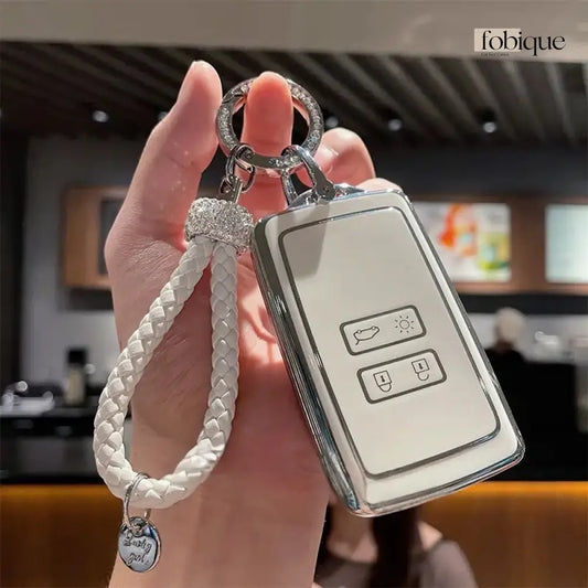 Elegant Collection | Car Key Cover Compatible with Dacia Duster, Sandero, Jogger & Renault – 2-Button Smart Card Case Fobique