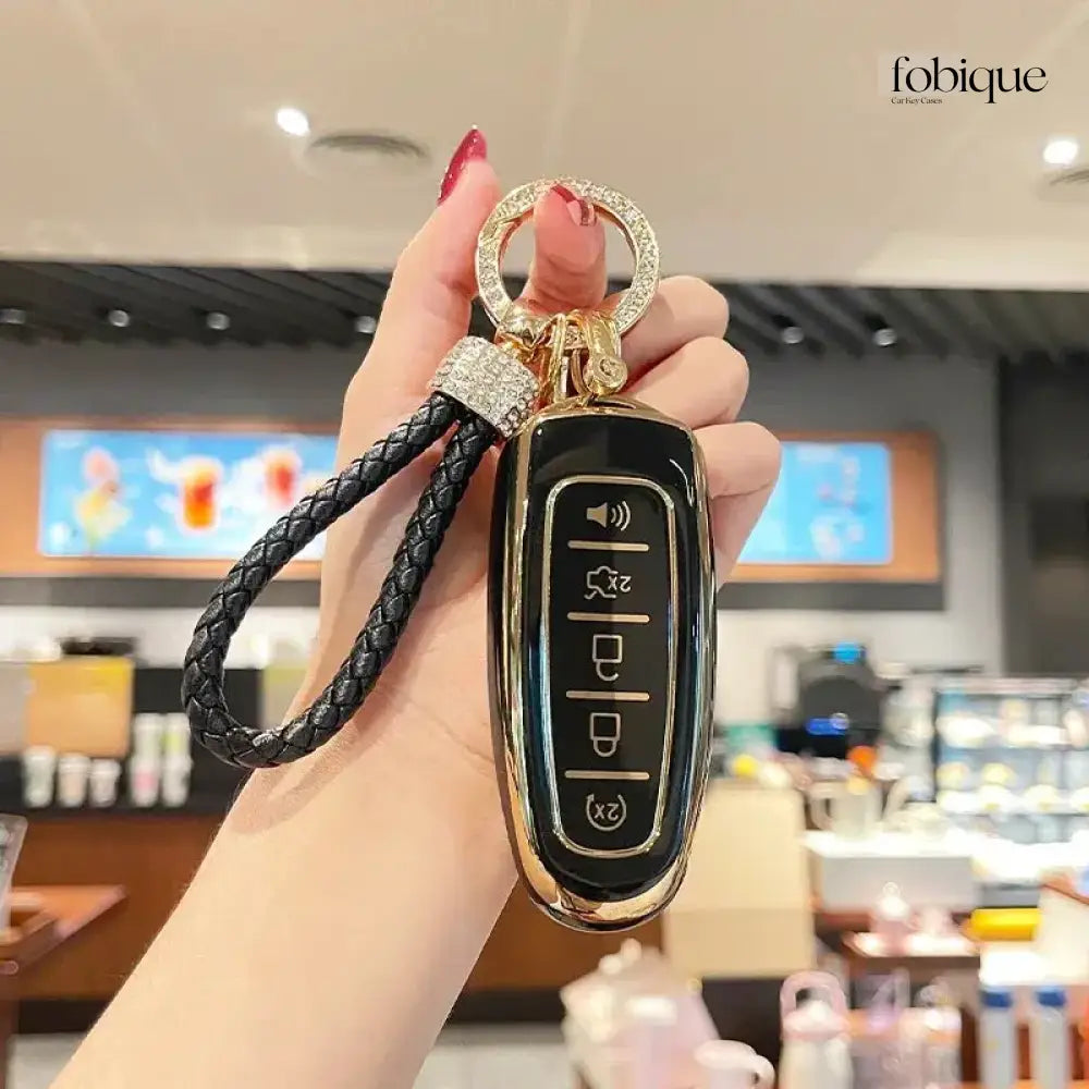 Elegant Collection | Car Key Cover Compatible with Ford Fusion, Edge, Explorer & more Fobique