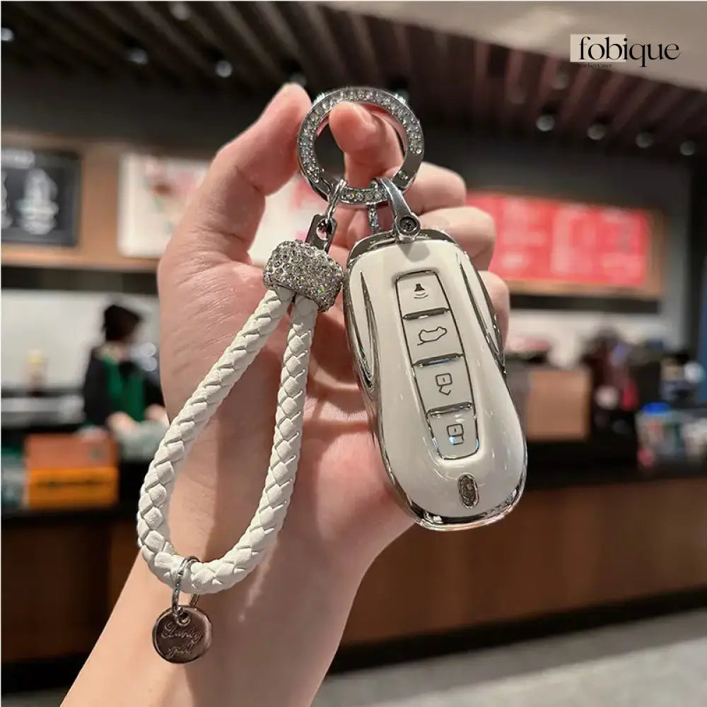 Elegant Collection | Car Key Cover Compatible with Ford Mondeo, Edge, Mustang & more Fobique